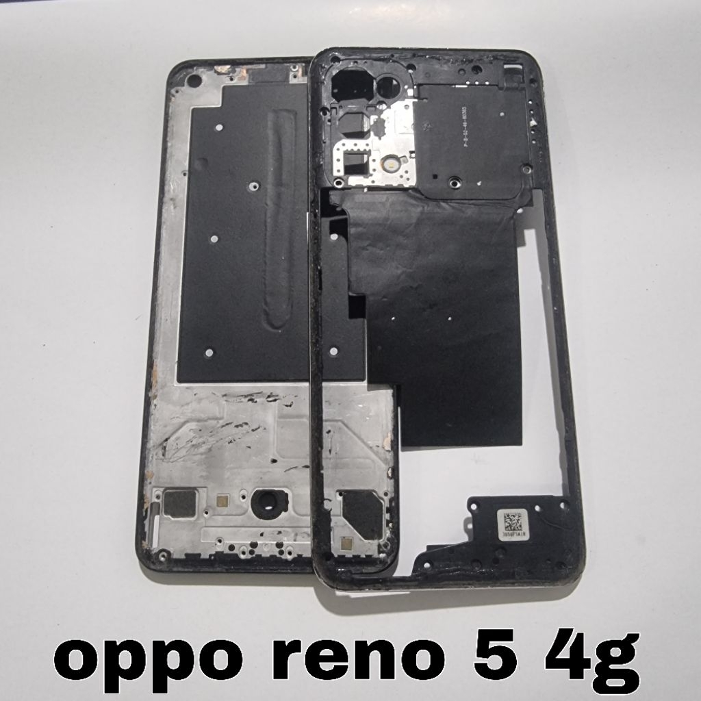 FRAME LCD DUDUKAN LCD OPPO RENO 5 4G ORI COPOTAN NORMAL BONUS TULANGAN TENGAH LAYAK PAKAI