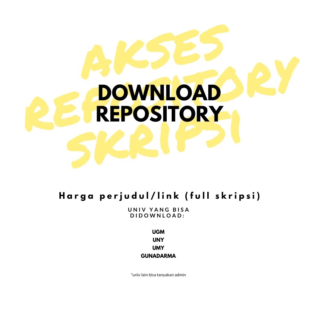 Open / Download Repository Kampus Skripsi // Tesis // Disertasi