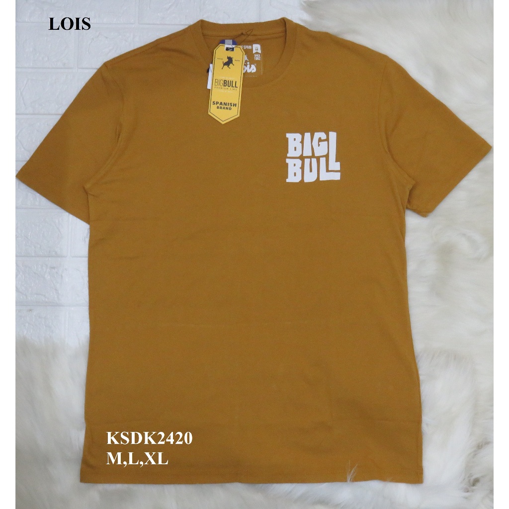 KAOS OBLONG PRIA  LENGAN PENDEK BRAND ORI MEREK LOIS ART : KSDK2420 PRICE Rp.263.900