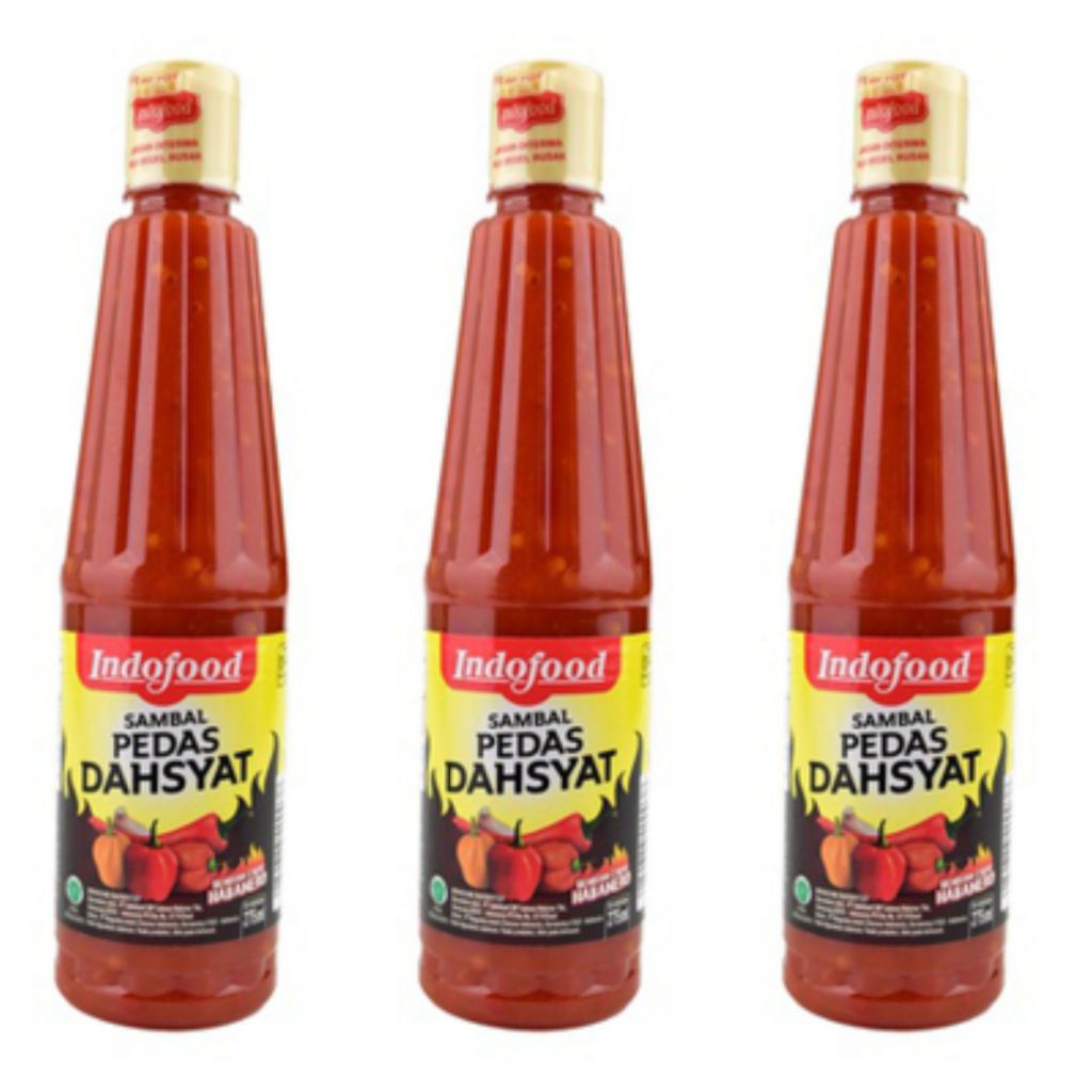

Indofood Sambal Pedas Dahsyat Botol 275 Ml