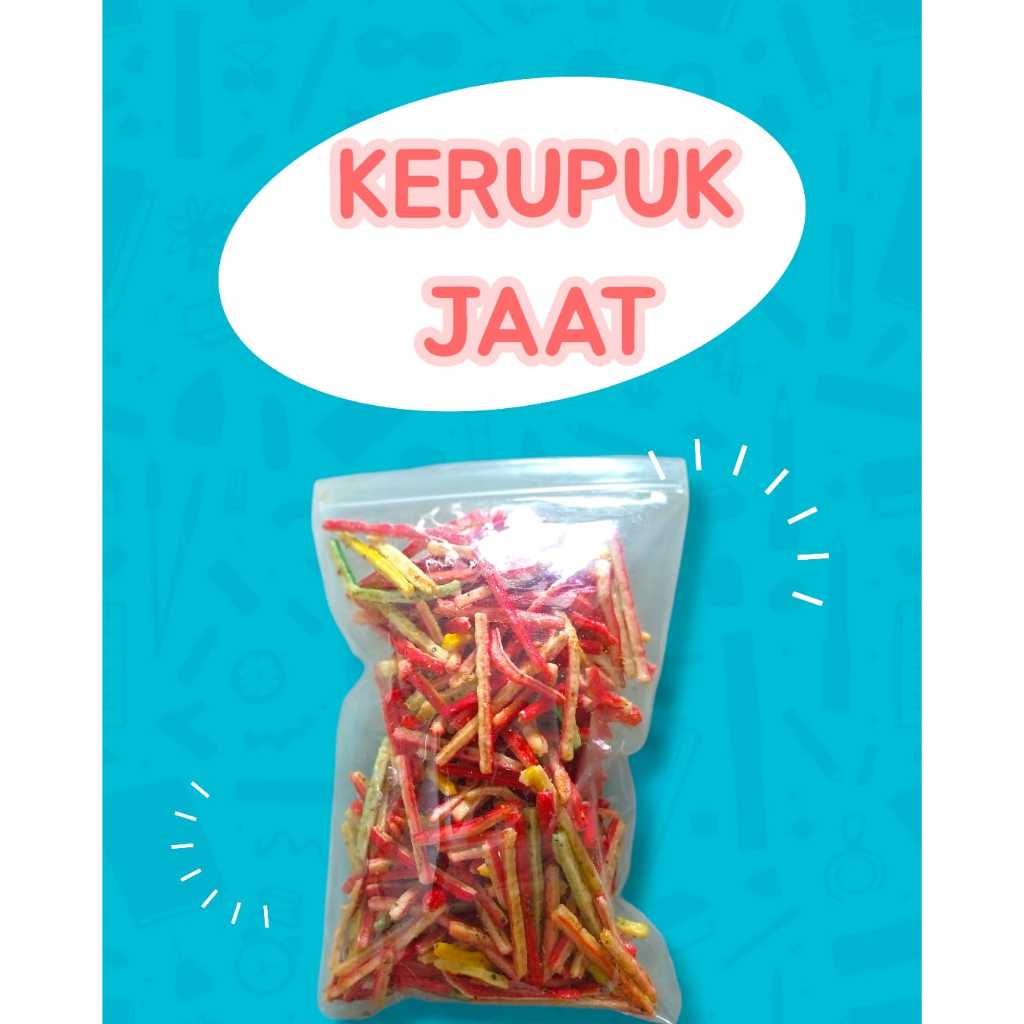 

KERUPUK JAAT BANTET DAUN JERUK 200g TEH AUL
