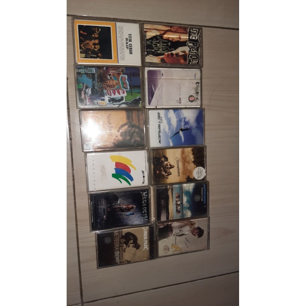 Kaset pita megadeath naif betrayer likin park peterpan sexpistol dcinnamons helloween morah jones ag