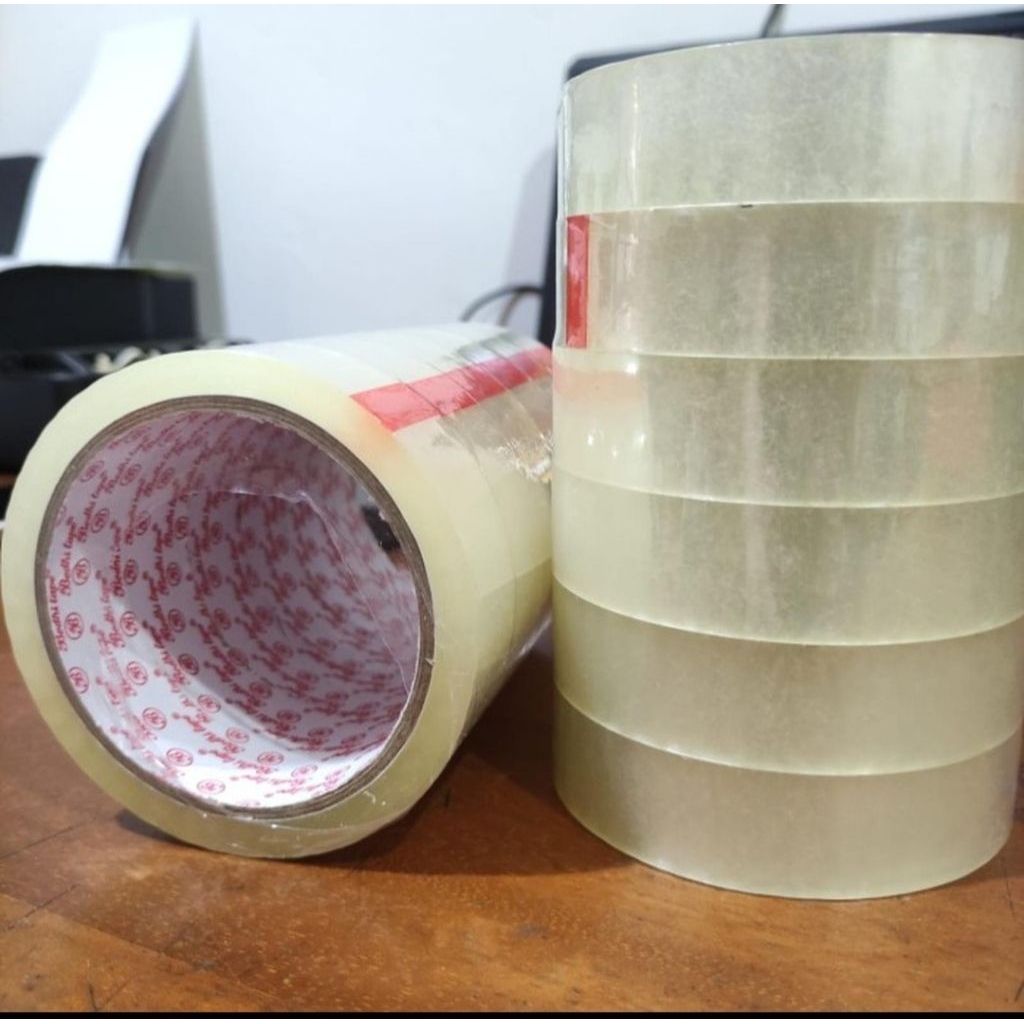 

Isolasi / Lakban / Solatip Bening 1 inch 24mm x 70 Yard Full