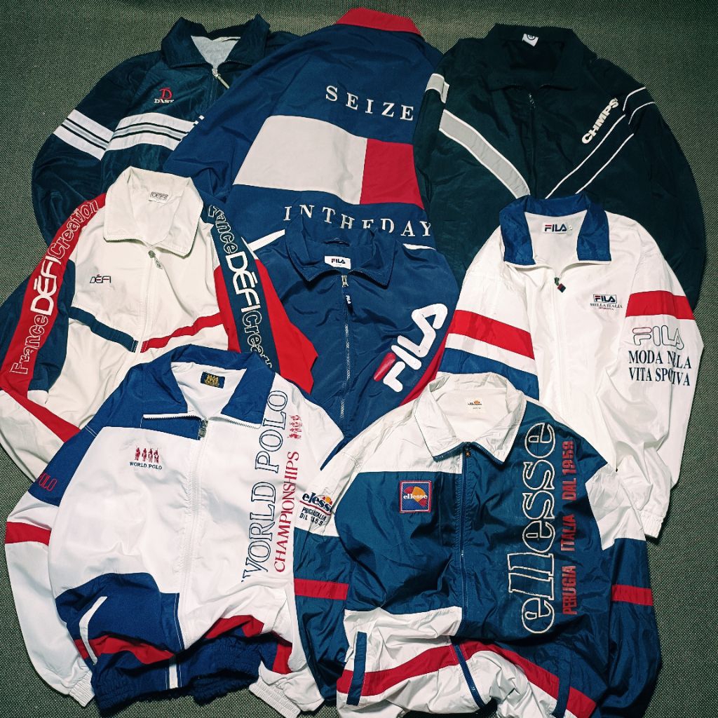 Windbreaker Jacket Vintage Colorblock