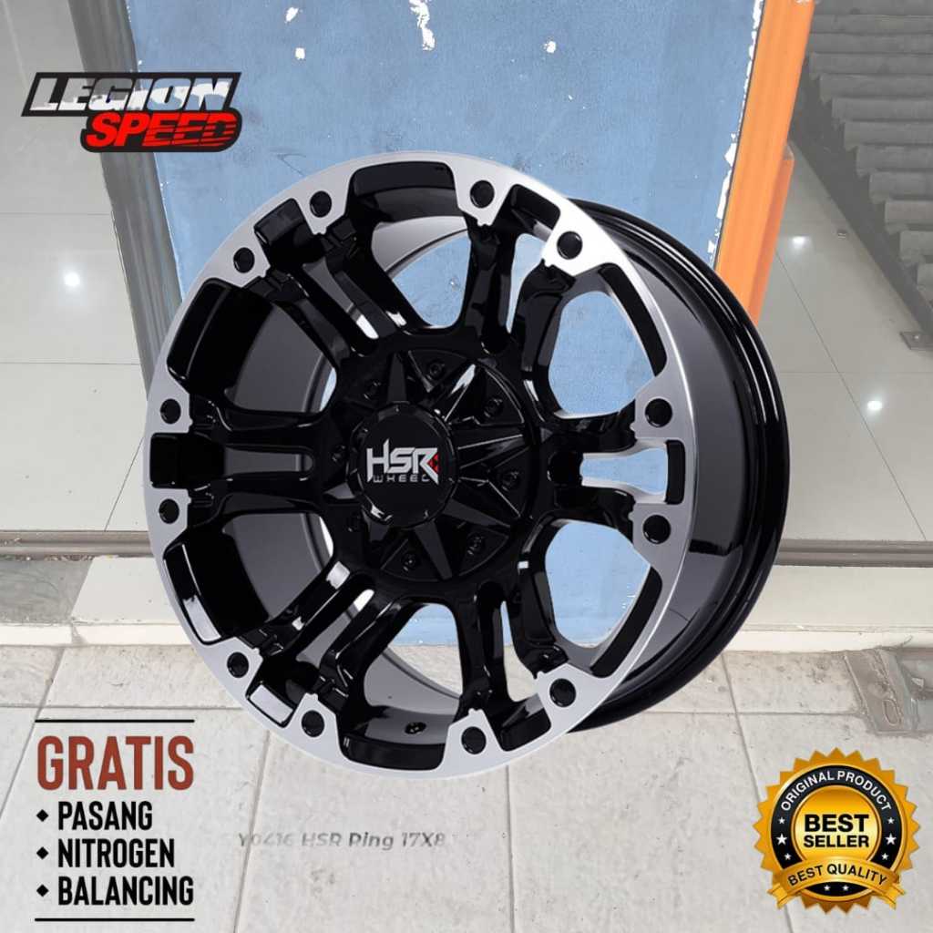 PELEK RACING MOBIL PANTHER BLAZER HUMMER H3 R17 HSR LUMBIS LEBAR 8,5 PCD 6X139,7 BMF