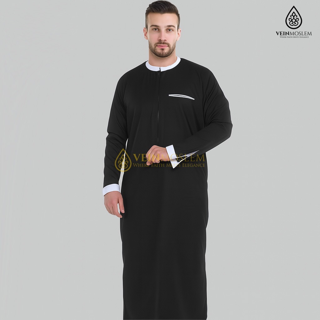 Vein Moslem Jubah Pria Jubba Muslim As-Sa’id Jubah Gamis Pria Muslim Baju Takwa Vein Moslem As-Sa’id