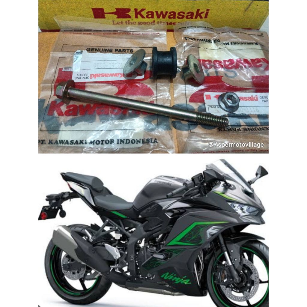 Baut gantungan knalpot ZX25R, Baut set gantungan knalpot ZX25R original
