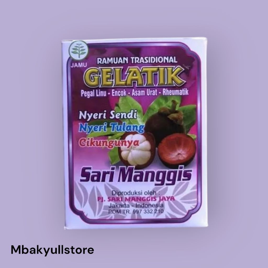 

jamu pegel linu manggis / gelatik asli