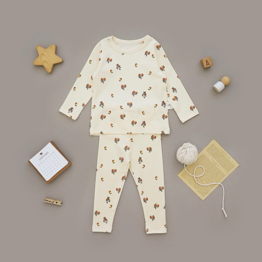 JEAN PEAR SET LONG PAJAMAS BAYI/ANAK PEREMPUAN