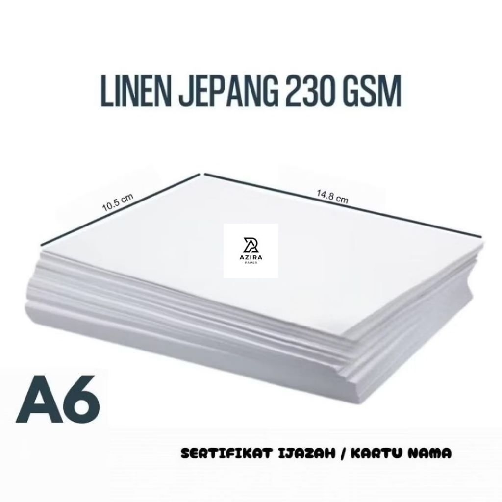 

Kertas Sertifikat Linen A6 isi 200 Lembar / Kertas Sertifikat A6 Linen