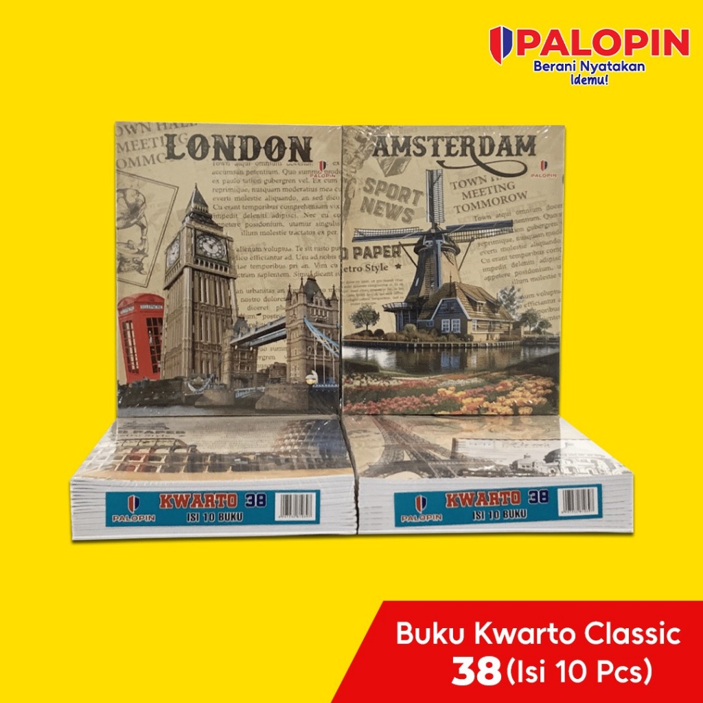 

Buku Palopin Kwarto 38 Lembar Country isi 10 pcs ( buku kecil ukuran 21 x 16 )
