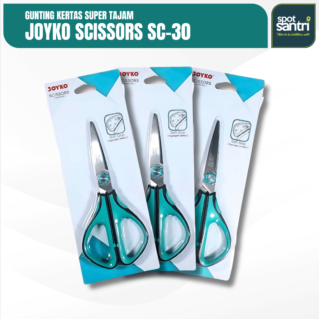 

Gunting Joyko SC-30 | Scissors Gunting Kertas Serbaguna Super Tajam Original [PCS]