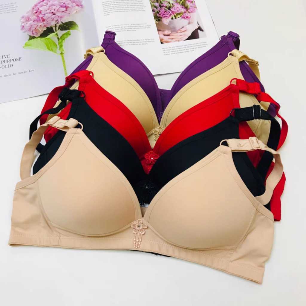 GROSIR BRA TANPA BUSA BRA WANITA LUSINAN // BRA WANITA 3 PENGAIT // BH WANITA MURAH