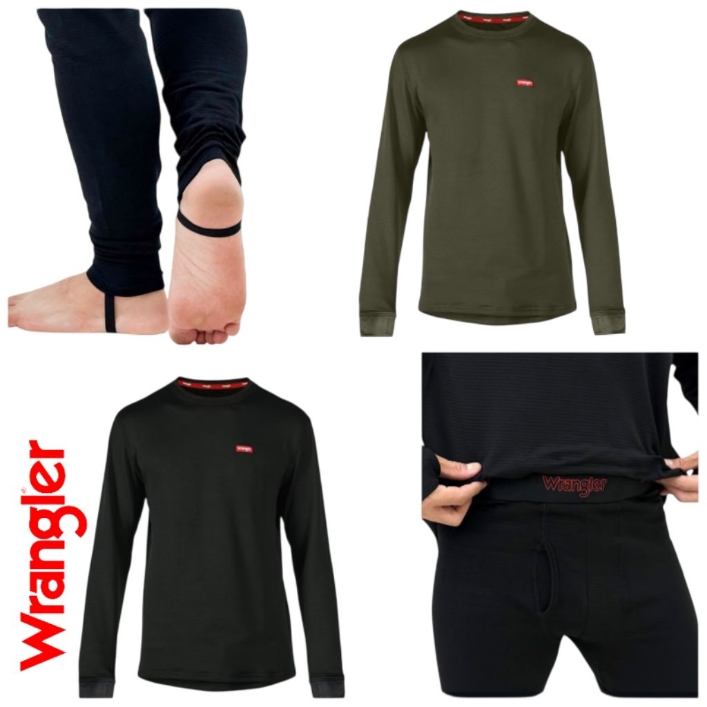 Wrangler Performance Base Layer Set – Kaos Lengan Panjang Pria Wrangler - Kaos Olahraga