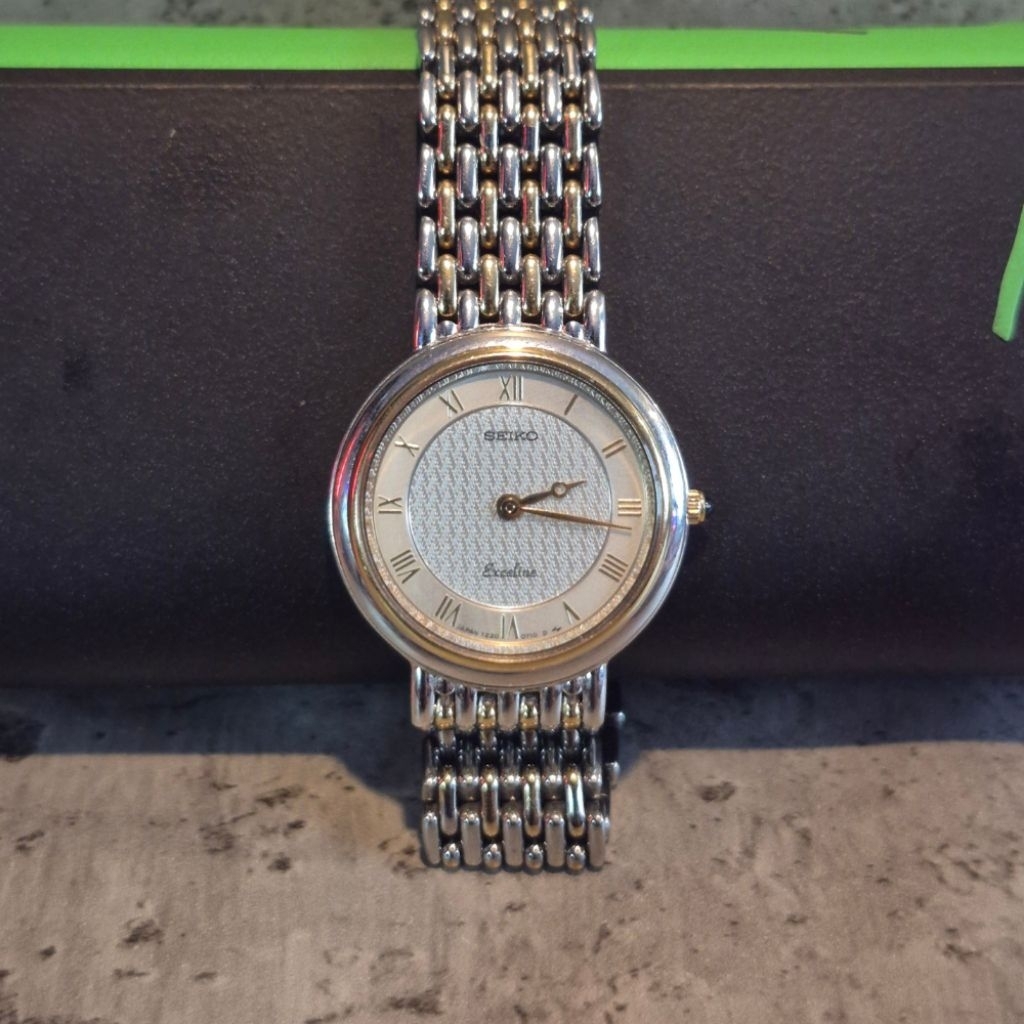 SEIKO EXCELINE QUARTZ VINTAGE WATCH SECOND