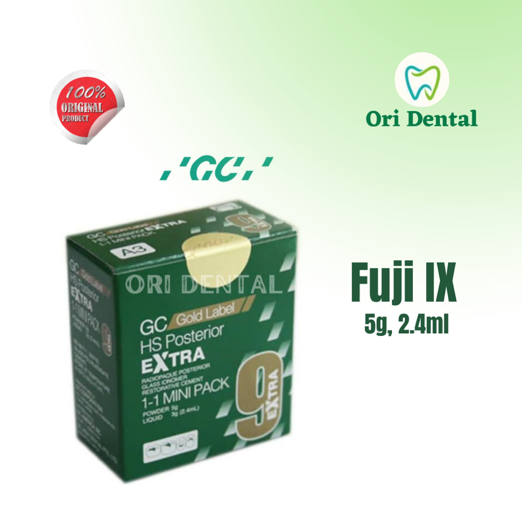 GC Fuji 9 GIC, HS Posterior Extra, Mini Pack, Bahan Tambalan GC Fuji IX