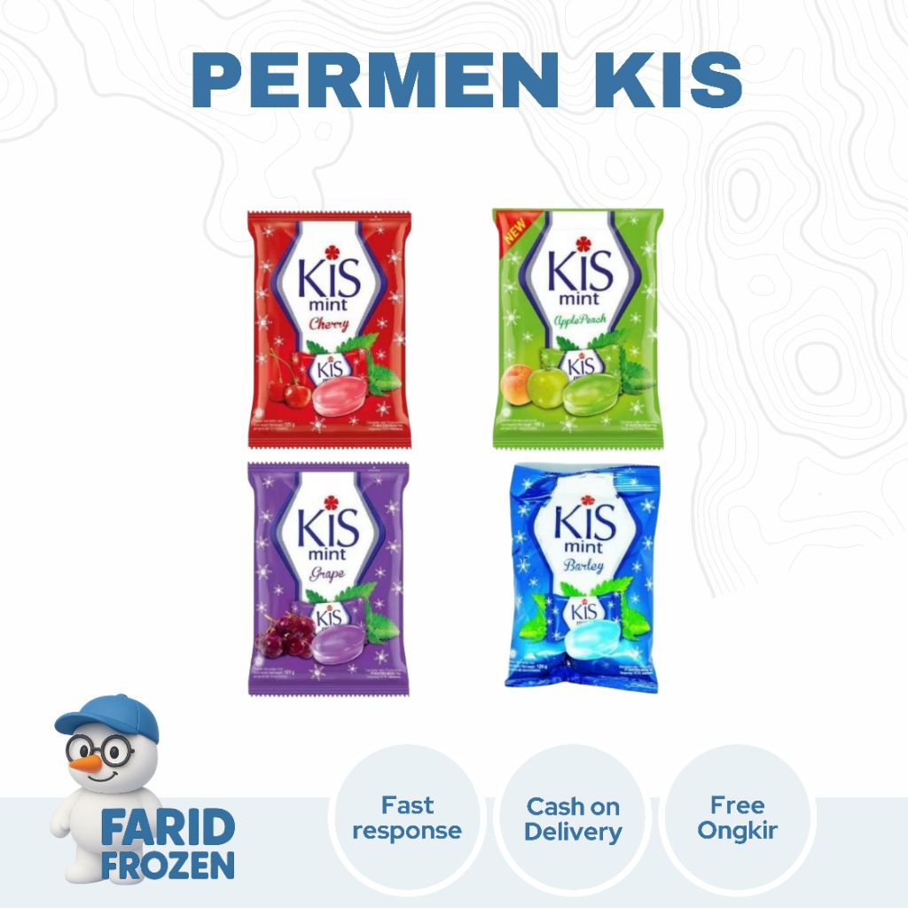 

PERMEN KIS PERMEN MINT BARLEY/APPLE/CHERRY/GRAPE