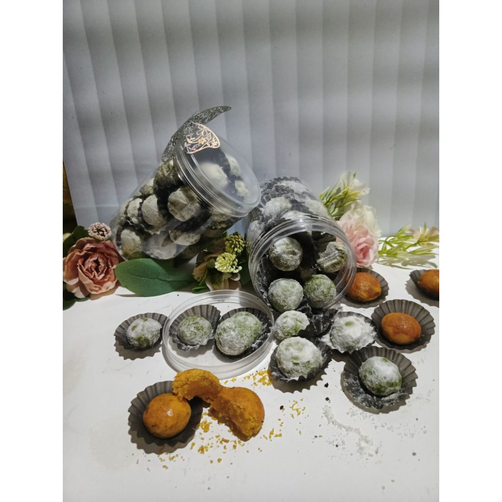 

restu barokah kue kering putri salju pandan