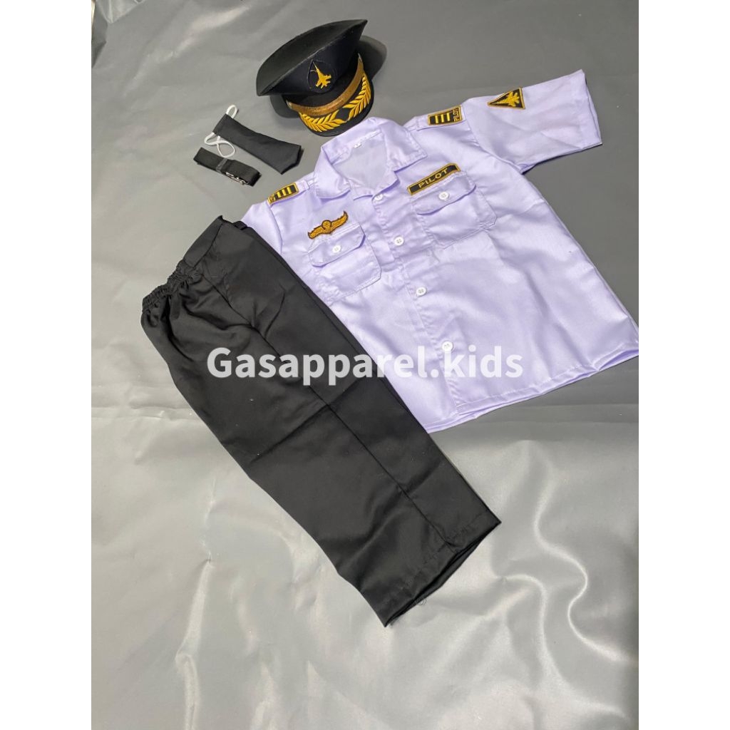 Seragam profesi pilot anak | seragam profesi pilot