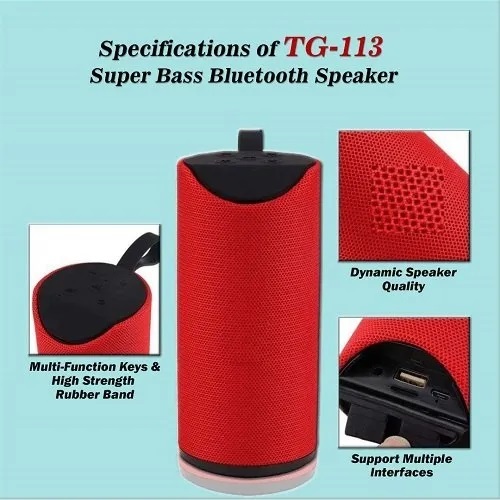 Speaker TG113 Speaker Bluetooth Wirelles speaker Portable TG 113