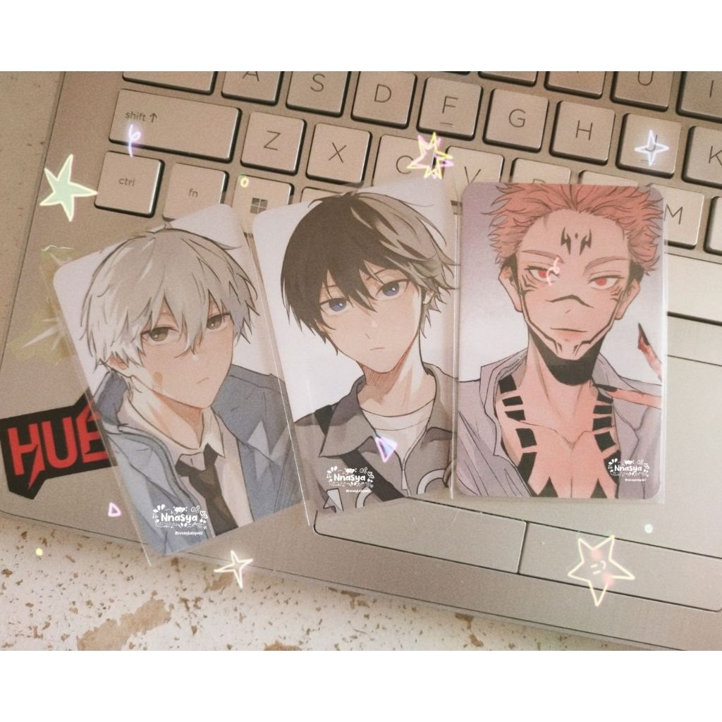 ANIME PHOTOCARD Blue Lock Jujutsu Kaisen Photocard isagi yoichi nagi seishiro sukuna fan merch by na