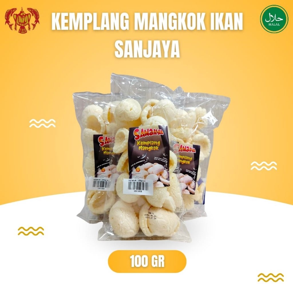 

Kemplang Mangkok goreng ikan khas Bangka cap Sanjaya