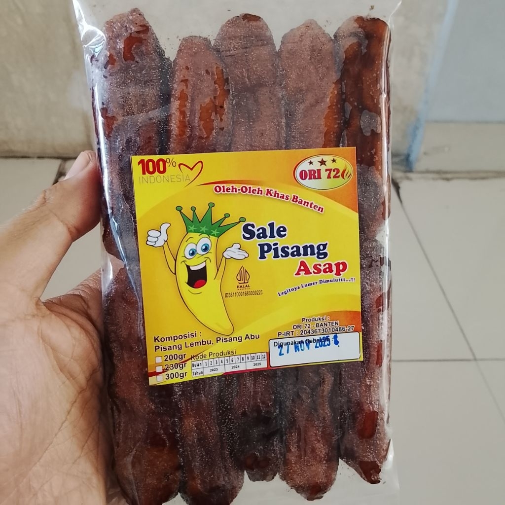 

Sale PISANG ASAP Khas Banten manis dan kenyal murni original