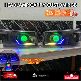 Headlamp Biled Suzuki New Carry Custom RGB Lampu Depan Billed Pick Up Carry Tayo