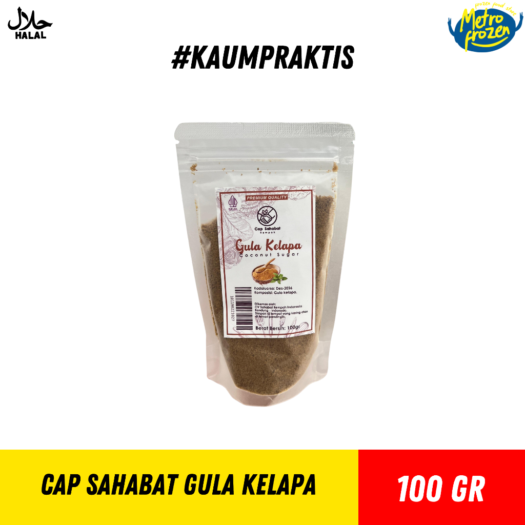 

CAP SAHABAT Gula Kelapa 100gr //coconut sugar //gula kelapa
