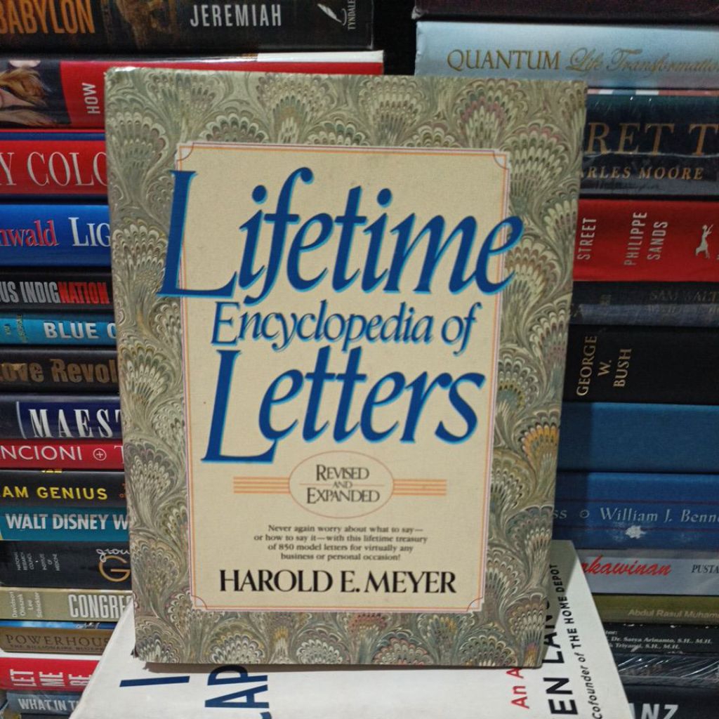 Buku Lifetime Encyclopedia of Letters by Harold E Meyer