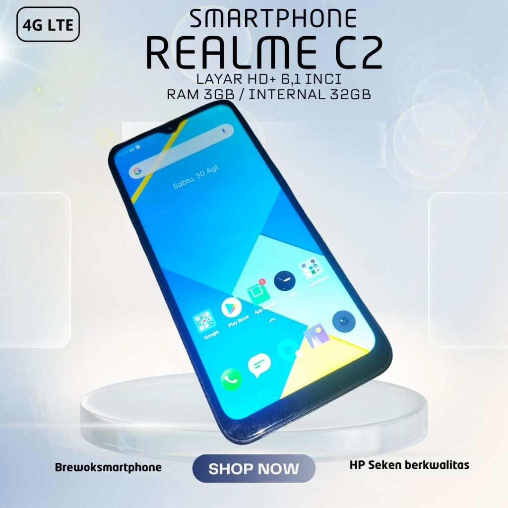REALME C2 3/32GB HP Seken Normal Original bukan Refurbush / HP Seken Murah Berkualitas