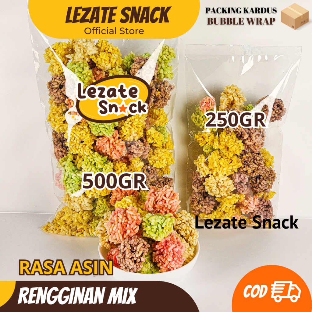 

Kerupuk Rengginang Matang 500gr Bulat Warna Rasa Asin Kiloan Murah Renyah Gurih / Krupuk Rengginan Bawang Ketan Rengginan Kepel Mentah Udang Dari Beras Ketan Asli Lezate Snack EZATE