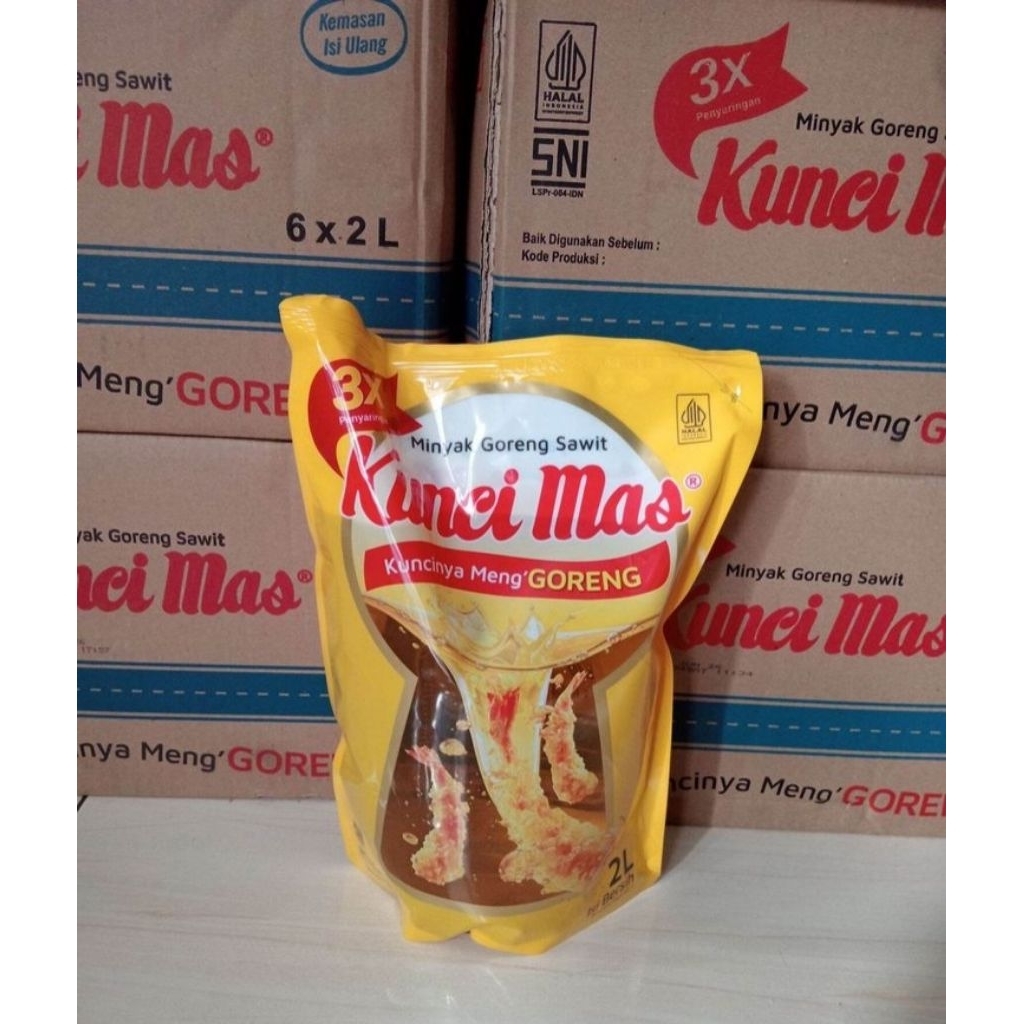 

Minyak Goreng Kunci Mas 2l 1 dus
