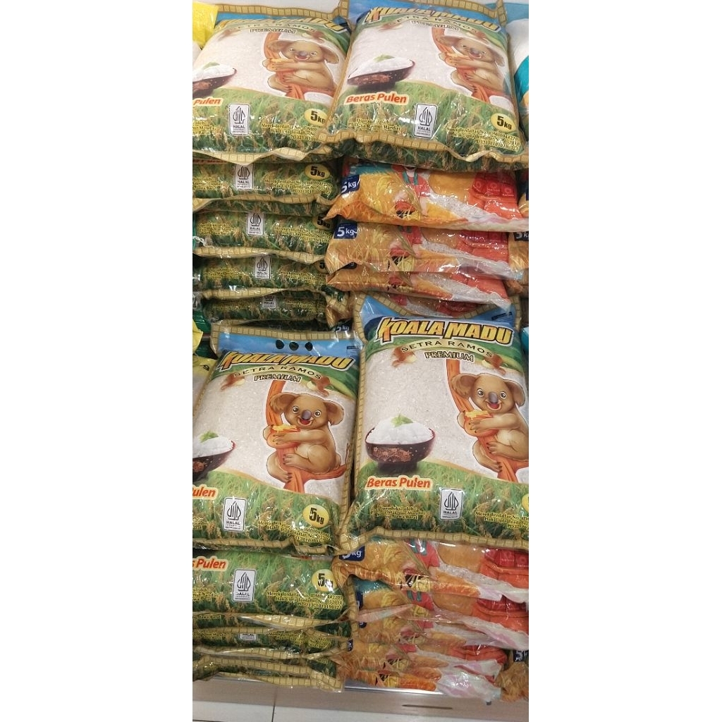 

beras premium koala madu 5 kg dan Fortune