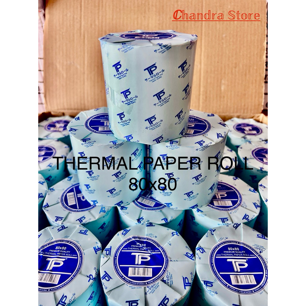 

Kertas thermal Paper Roll/ Kertas thermal Kasir ukuran 80x80