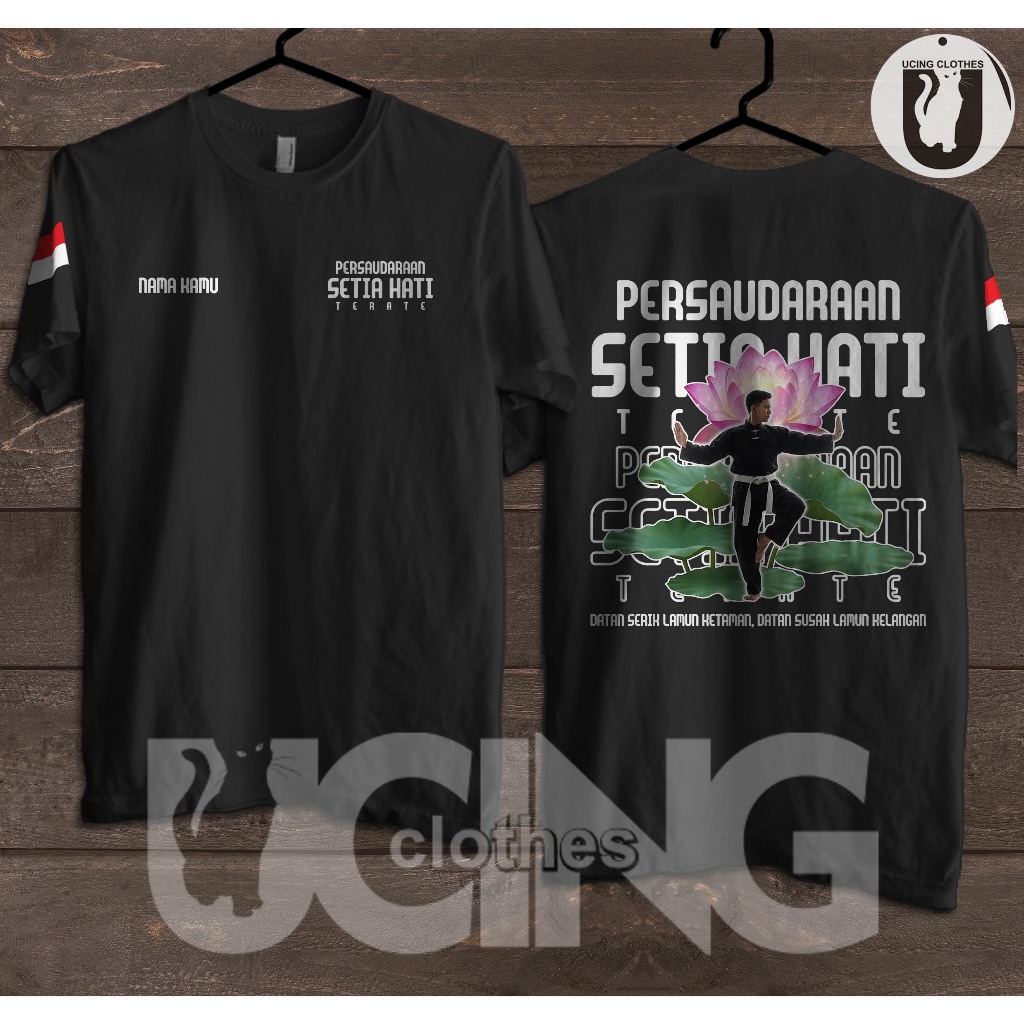 Kaos Baju Silat PSHT Gratis Nama Kaos Distro