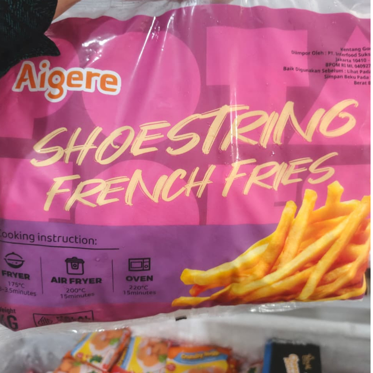 

Shoestring French Fries 1kg