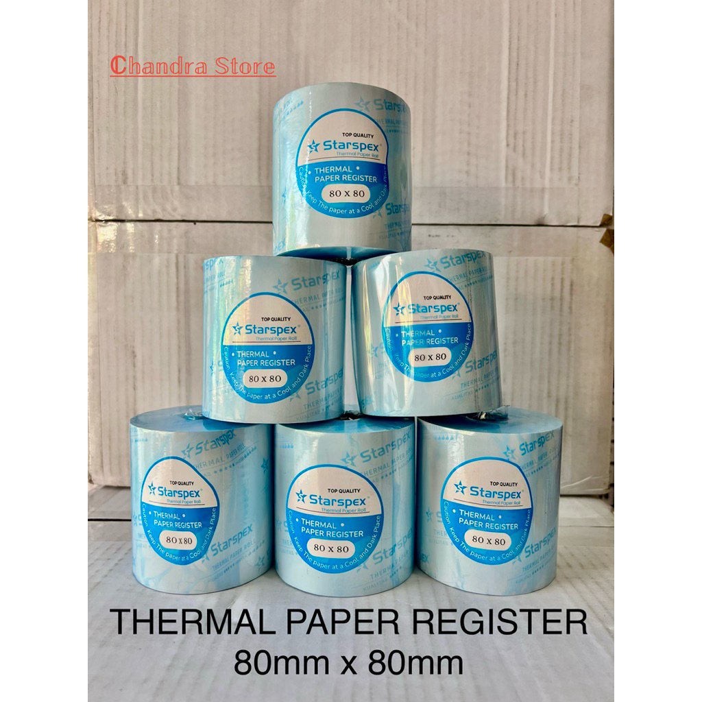 

Thermal Paper Register Starpex / Thermal Paper Kasir Ukuran 80 x 80