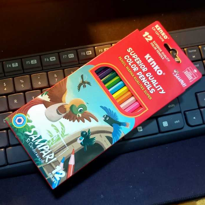 

Kenko Sampari Color Pencil CP-12F/SPR Pensil Warna Harga Per Set Isi 12Pcs