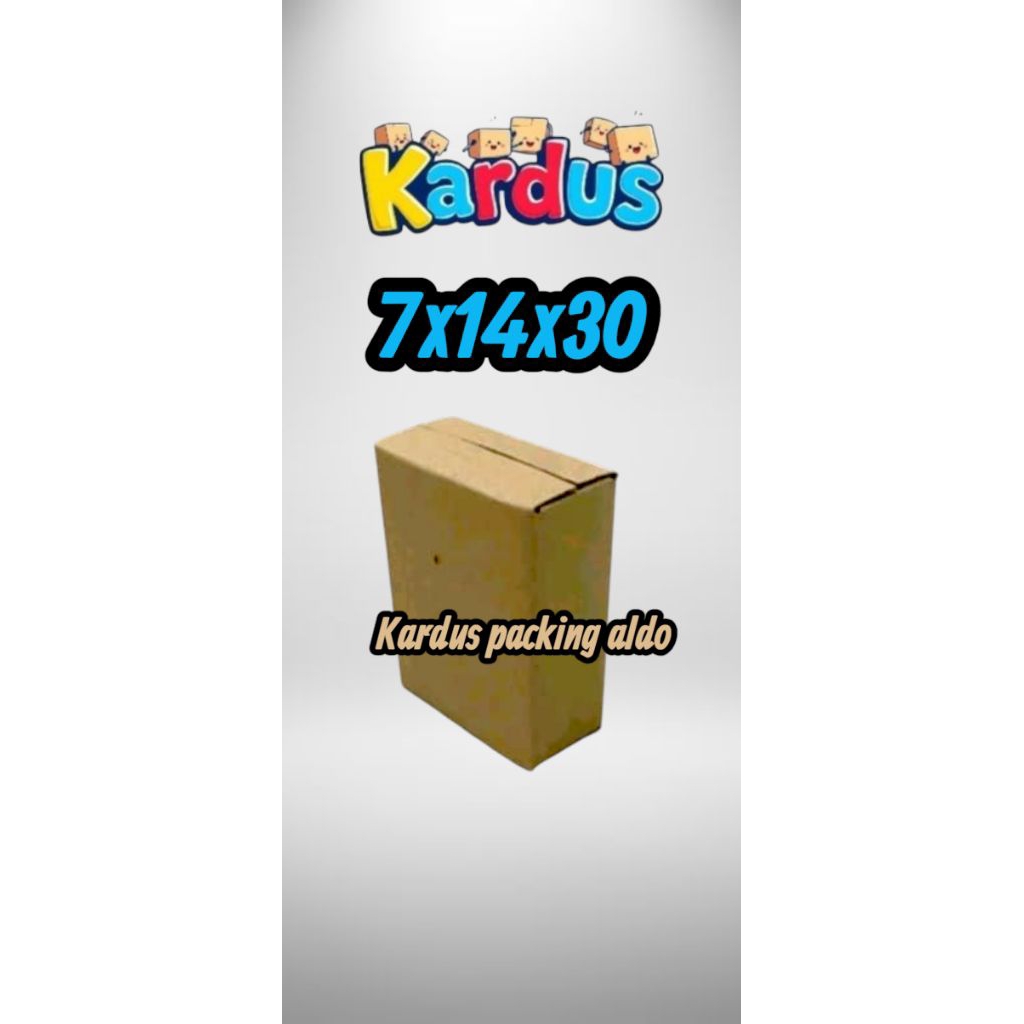 

kardus box packing 7x14x30