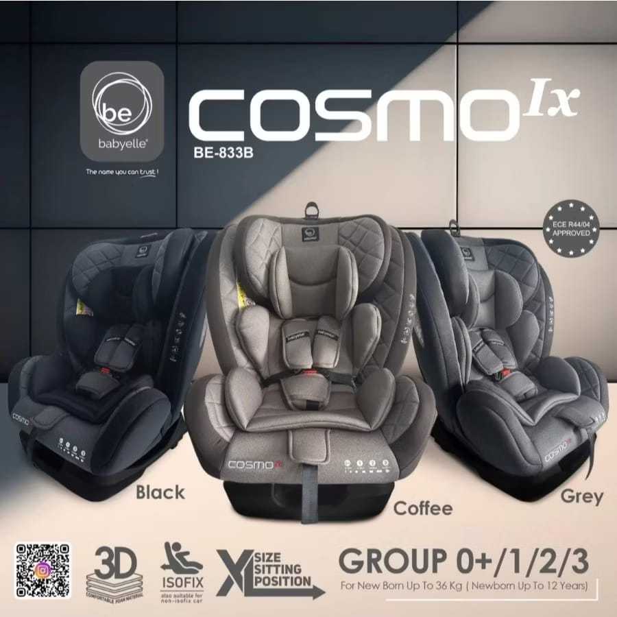 BabyElle Car Seat Cosmo IX Isofix BE - 833 / Kursi Mobil Bayi