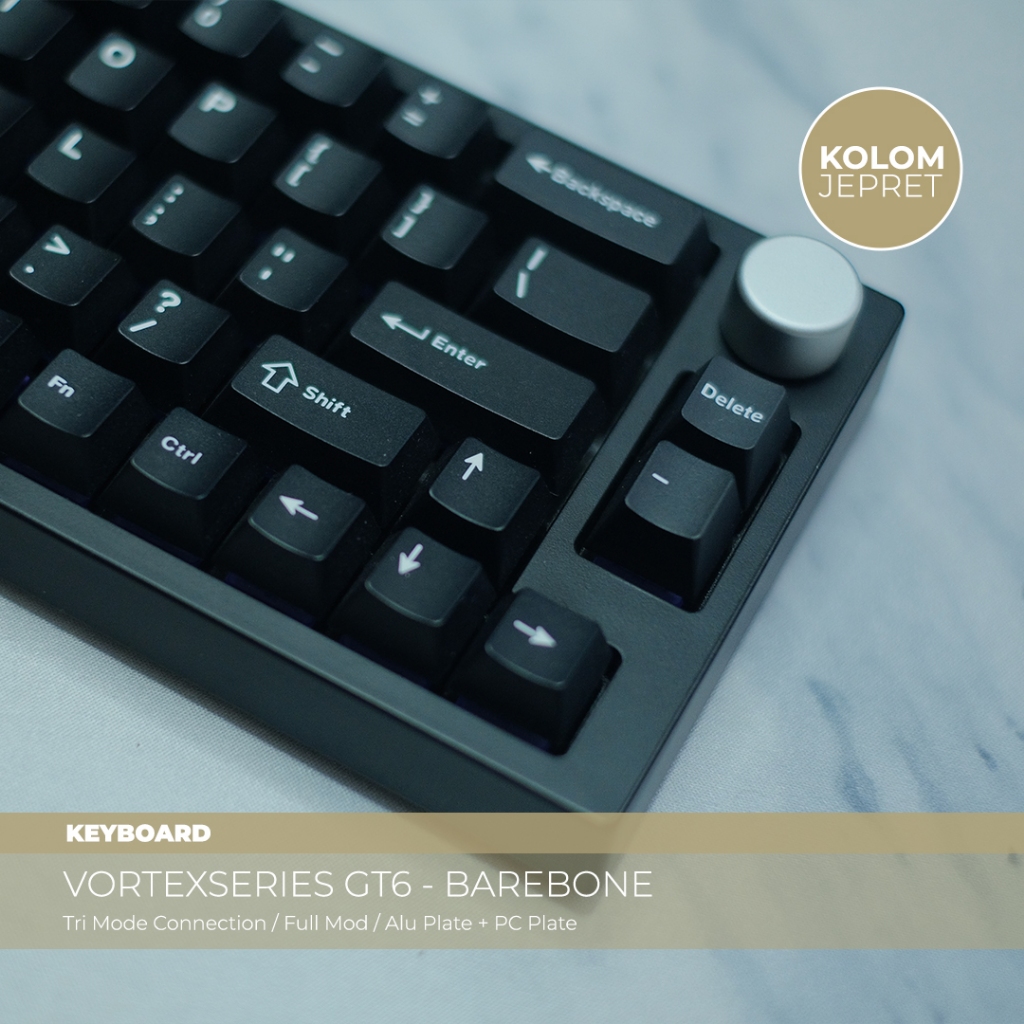 Vortexseries GT6 Black - Mechanical Keyboard - BAREBONE