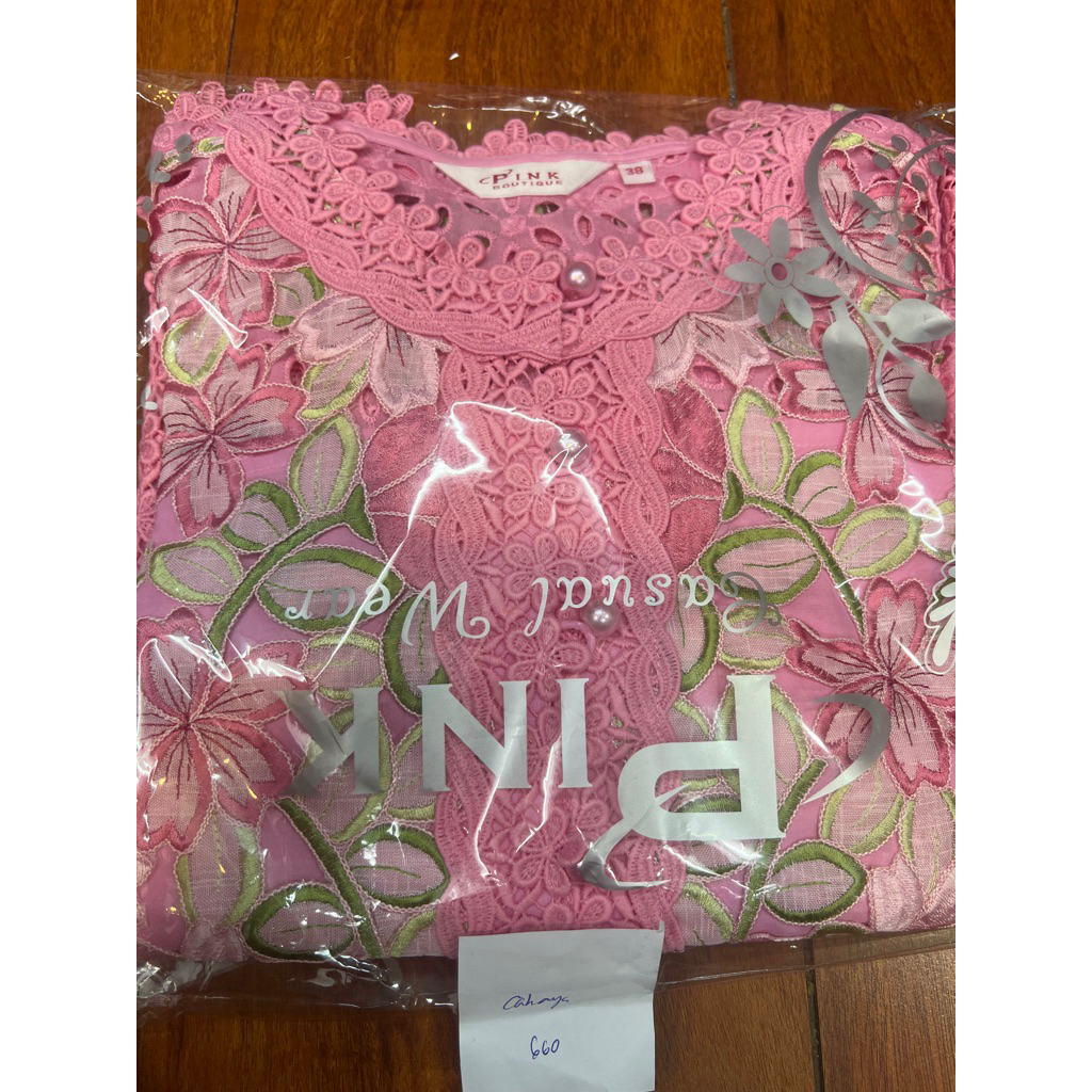 Brokat Premium bangkok Pink Butik by Cahaya