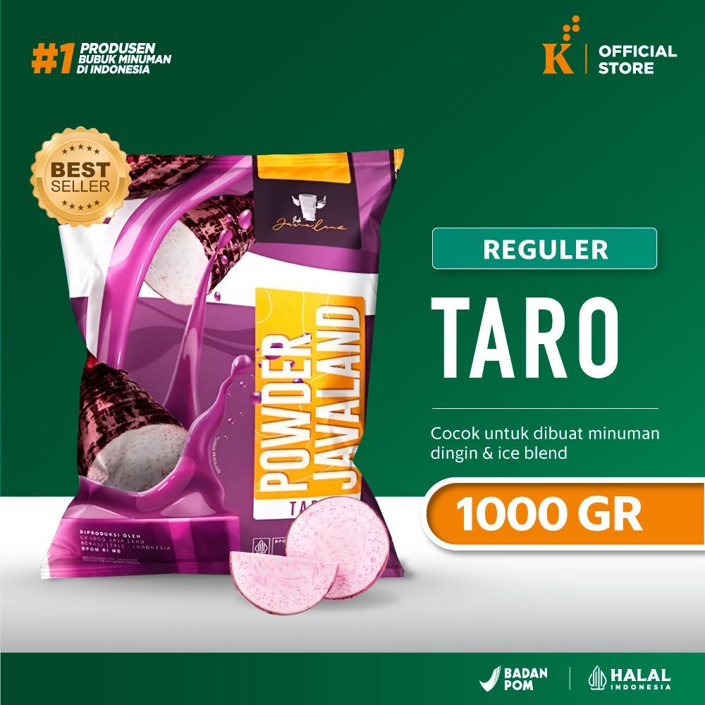 

Bubuk Minuman Bubble Powder Drink rasa Taro ORIGINAL Javaland 1kg