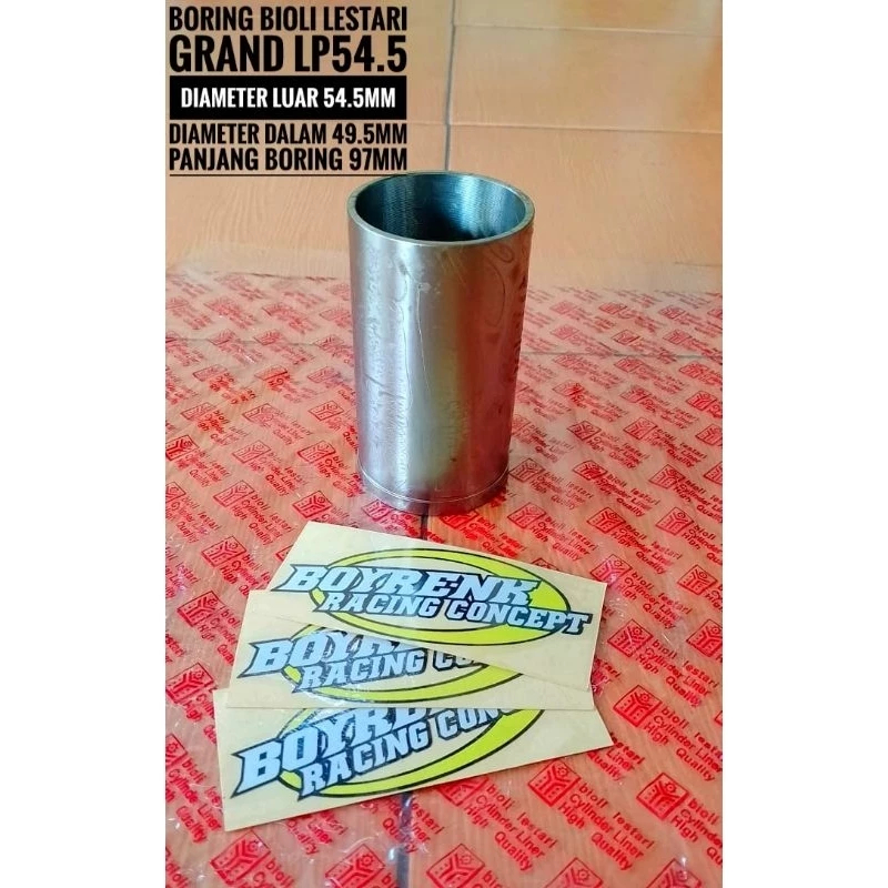 LINER 49.5-54.5-97 GRAND SUPRA CYLINDER LINER BORING BIOLI-BOYRENK SURABAYA