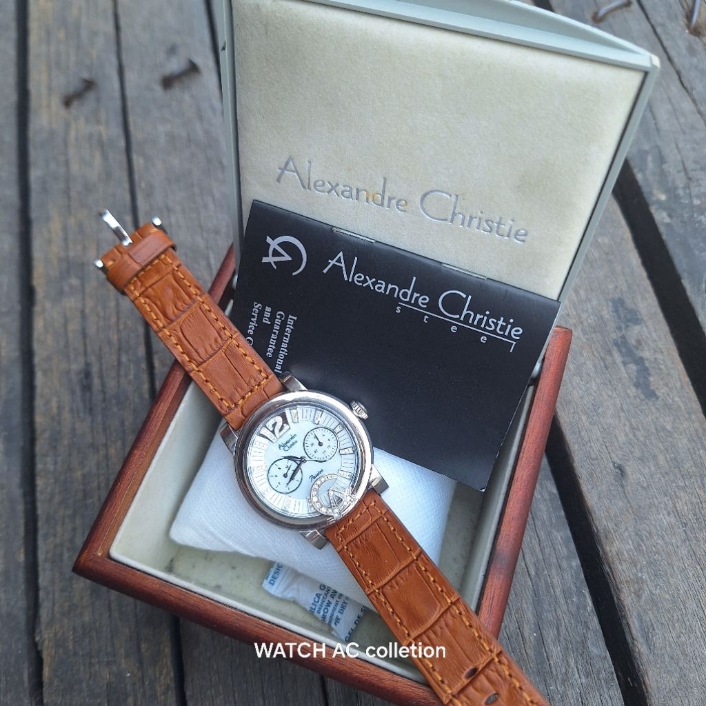 Alexandre Christie 2347BF cronograp original second mulus banget