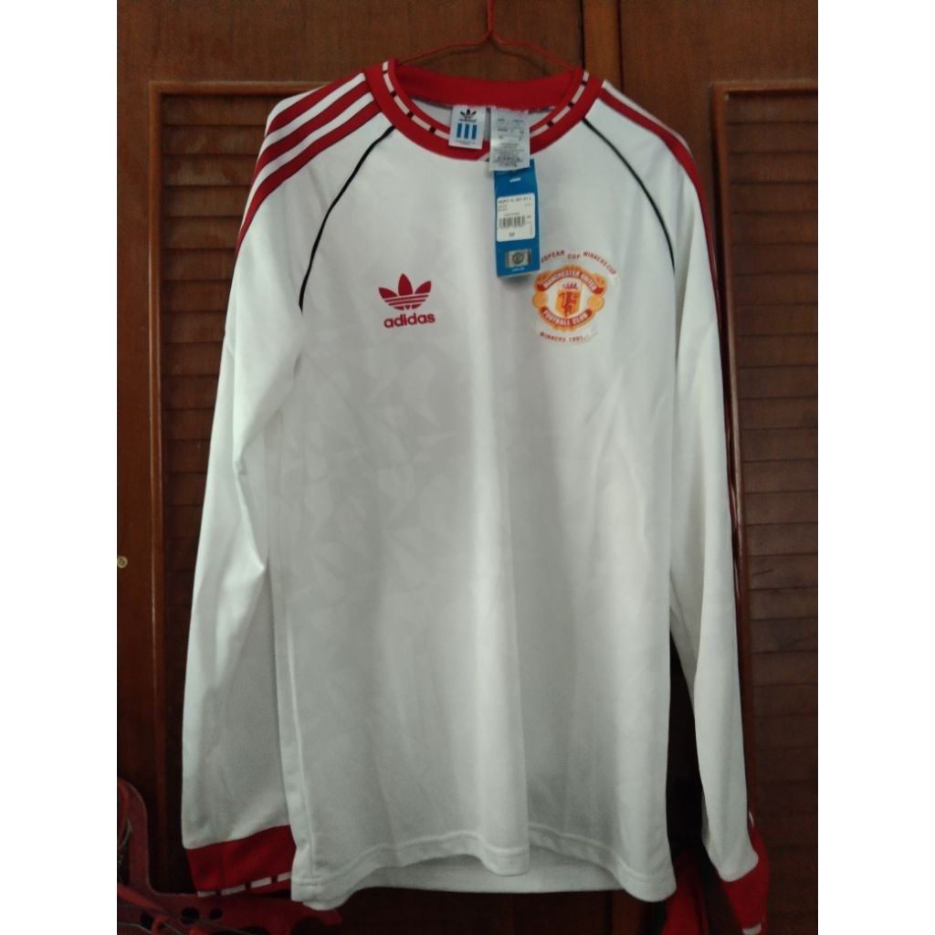 Man UTD away 91 repro LS BNWT