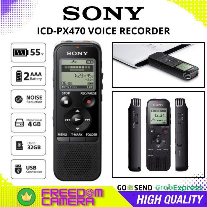Sony ICD-PX470 / ICD PX470 Digital Voice Recorder - Distributor