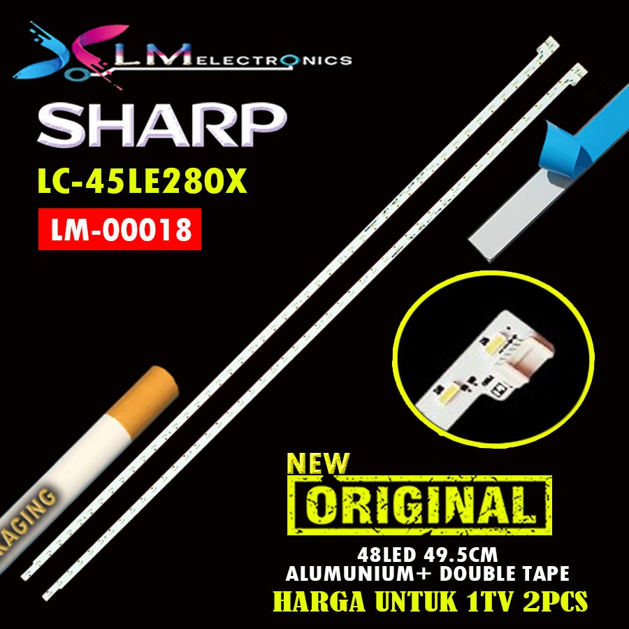 BACKLIGHT TV LED SHARP LC-45LE280X LC45LE280X LC 45LE280X 45LE280