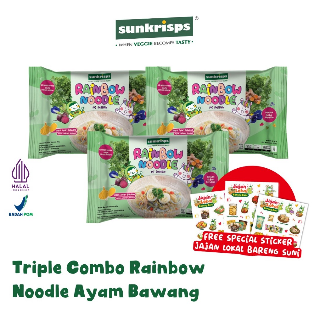 

Bundling Triple Combo Rainbow Noodle | Mie Pelangi by Sunkrisps